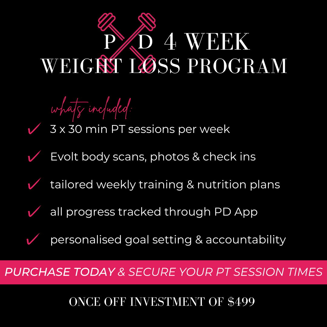 4 Week Weight Loss Program