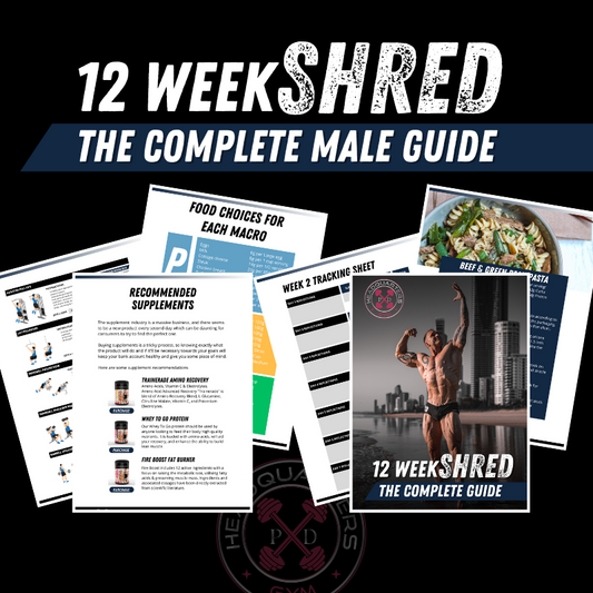 PD HeadQuarters 12 Week Shred | The Complete Guide For Men