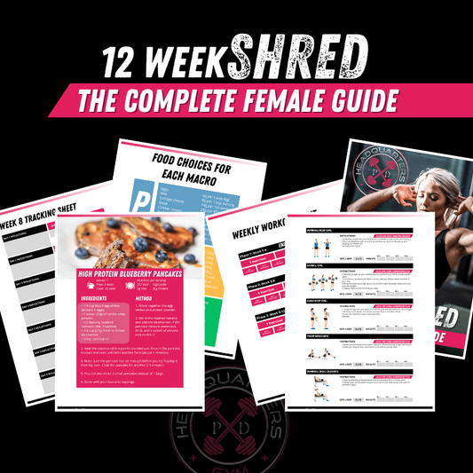 PD HeadQuarters 12 Week Shred | The Complete Guide For Women